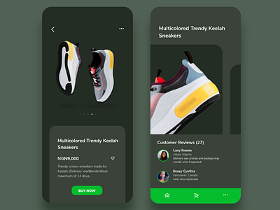 Mobile UI- Online store dailyui ecommerce ui uidesign uidesigner uiux ux