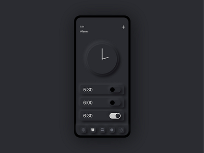 Alarm Clock- Dark Mode