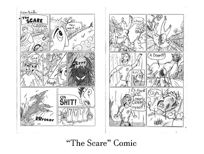 The Scare Comic comic illustration story