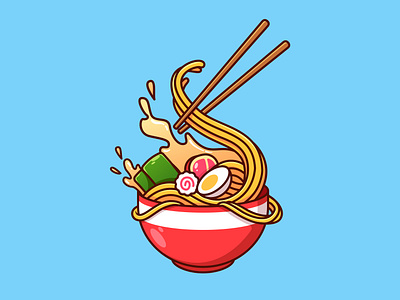 ramen illustration