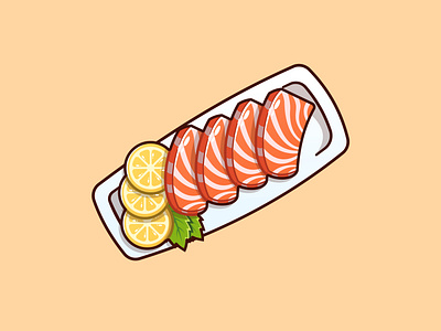 sashimi illustration