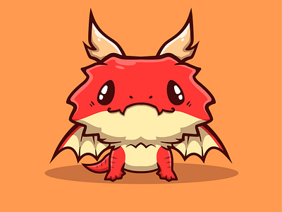 cute dragon illustration