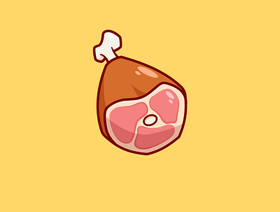 meat illustration adobe illustrator creative design food icon illustration meat vector