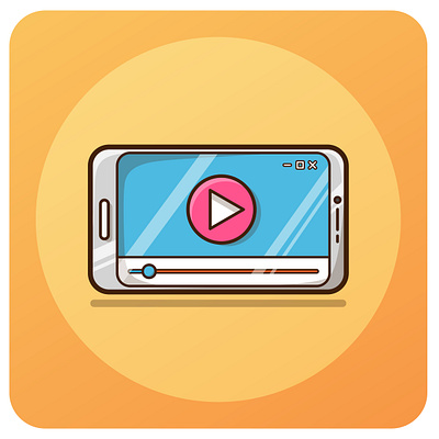 Play Video adobe illustrator android button colorful creative design gradient icon illustration illustrator logo outline phone play play button smarthome vector video video player videos