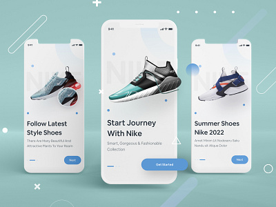 Nike App Desgin Concept app branding design graphic design illustration ui ux