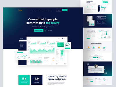 SAAS Landing Page Design