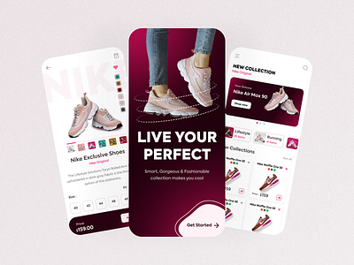 Shoes - Ecommerce App Design Concept