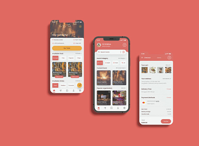 Events product Apps UI Design apps figma graphic design landing page ui ux