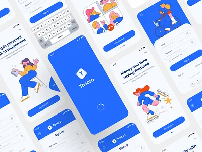 Task Management Apps Design-Full Project figma landing page mobile apps task management app ui ux