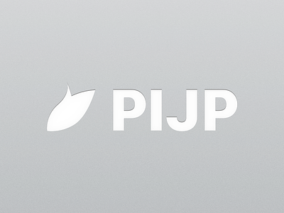 Pijp - Logotype aluminum branding identity light logotype metal pijp