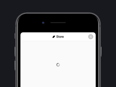 Store (Loading) buron button buy fashion icon minimal pay pijp shop store ui