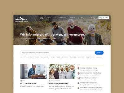 Empowering seniors design web