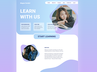 Online Learning Website design ui ui design uidesign web web design webdesign website website design