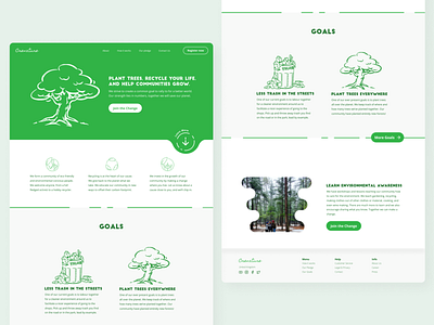 Landing Page Environmental Awareness