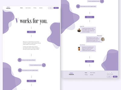 Violet Landing Page