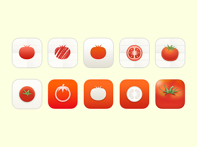 Tomatoes Icon flat icon illustration ios ios7 tomato tomatoes