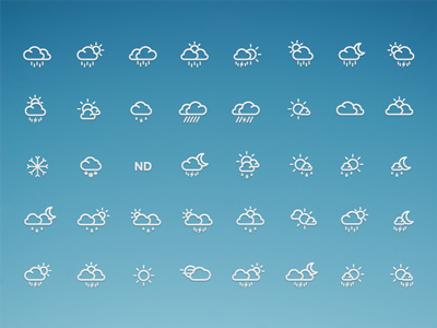 Weather icons android blackberry cloud hail icon icons ios iphone night rain set snow sunshine vector weather wind