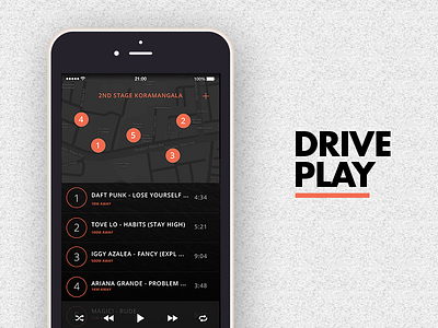 Drive Play drive ios map music play