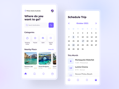 GoTrip Travel App app mobile mobile app mobile app design uidesign uiux