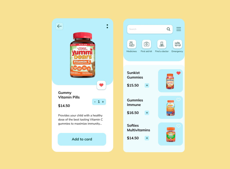 Mobile app by Anna Mamchur on Dribbble