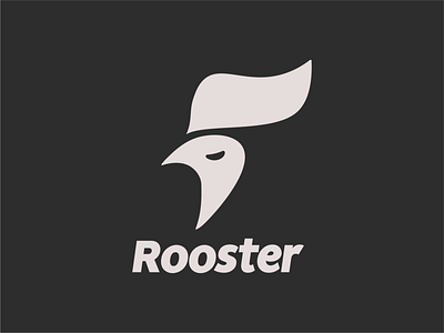 Rooster Minimal Logo Design brand brand identity brand identity design logo logo challenge logo design logo mark logomark logos logotype rooster rooster crest rooster logo