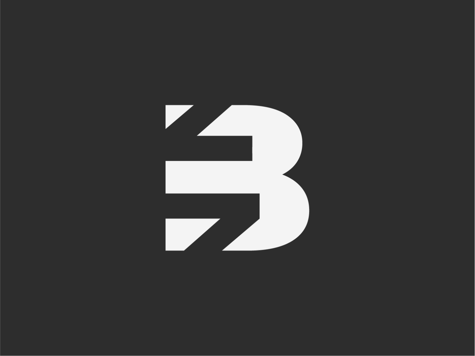 Letter B Logo - Negative Space By Mehdi Jai On Dribbble