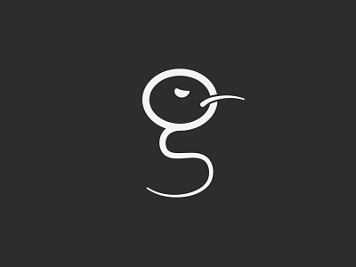 Letter G Logo - Snake