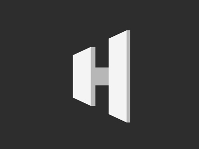 Letter H Logo - H.Wall