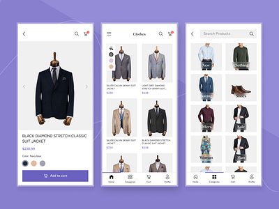 Online Clothes Store - Mobile App