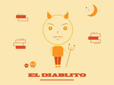 El Diablito design illustration illustrator loteria mexicano mexico