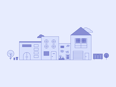 Neighborhood design illustration