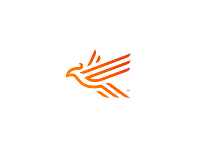 Phoenix ash bird fire fly for logo orange phoenix red sale sign