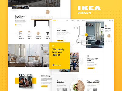 IKEA Online Concept - Homepage