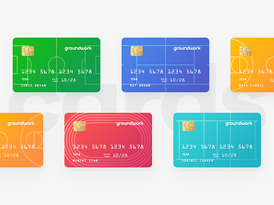 Groundwork - Credit Cards bank chip debit field mastercard money pattern payment pitch sport transfer visa
