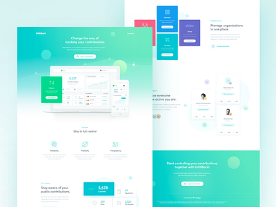 GitItBack - Landing Page by Luke Pachytel for Netguru on Dribbble