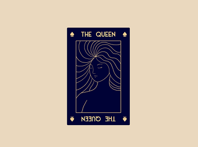 THE QUEEN | Weekly Warm-Up card design design graphicdesign illustration queen weekly warm up