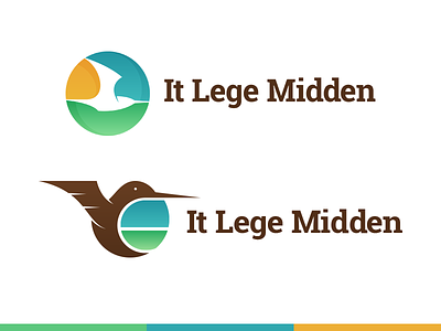 It Lege Midden logo branding brid conservation logo nature