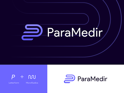 ParaMedir logo biological health logo medical care microfluidics start up