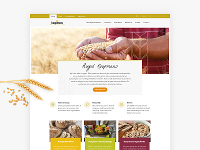 Corporate website Royal Koopmans corporate repsonsive ui webdesign website