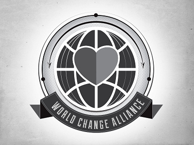 World Change Alliance Logo Concept branding logo