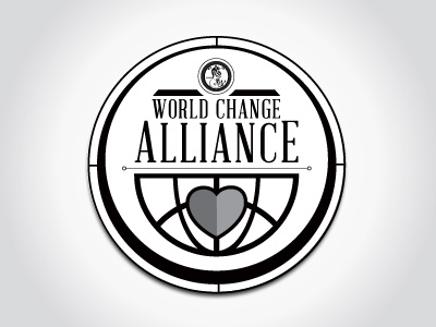 World Change Alliance Logo Concept-Simplified branding logo