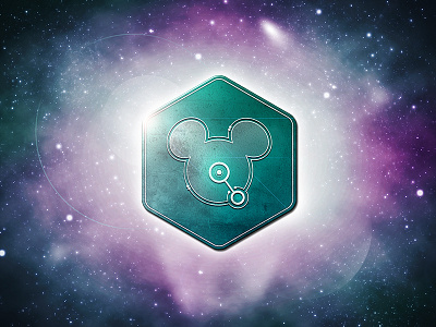 Galactic Mickey Icon disney icon mickey photoshop space