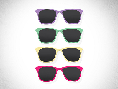 Colored Shades colors glasses shades vector