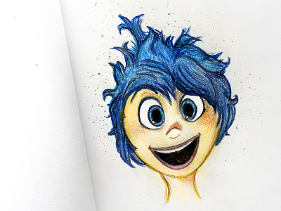 Oh JOY it's Friday! disney inside out joy pixar sketch