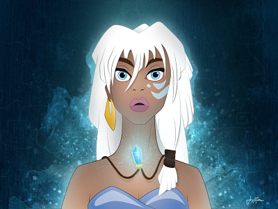 Kida From Disney's Atlantis atlantis character disney illustrator photoshop
