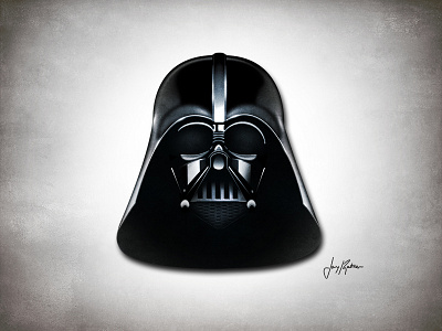 Darth Vader Illustration - Happy Force Friday! character darth vader disney illustration illustrator photoshop star wars villain