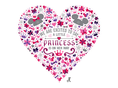 Some Exciting News... baby disney heart mickey minnie princess