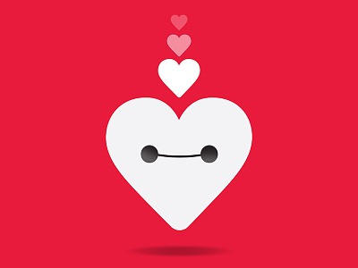 Baymax Heart baymax disney heart love valentine vector