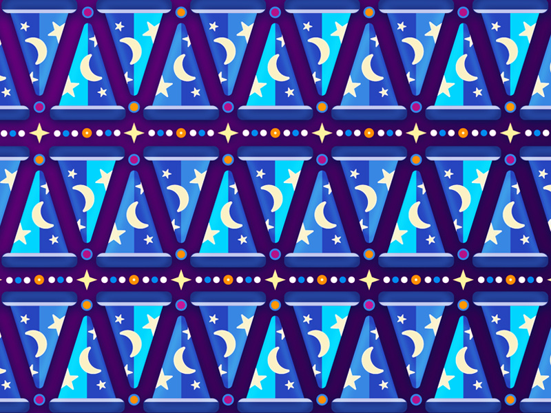 Sorcerer Hat Pattern by Jason Ratner on Dribbble