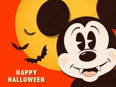 Happy Halloween! character design disney illustration illustrator mickey mickeymouse vector